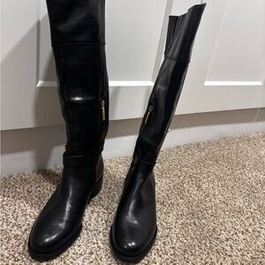 Banana Republic Black Over the Knee Boots